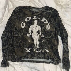 Gold's Gym Camo Long Sleeve Shirt